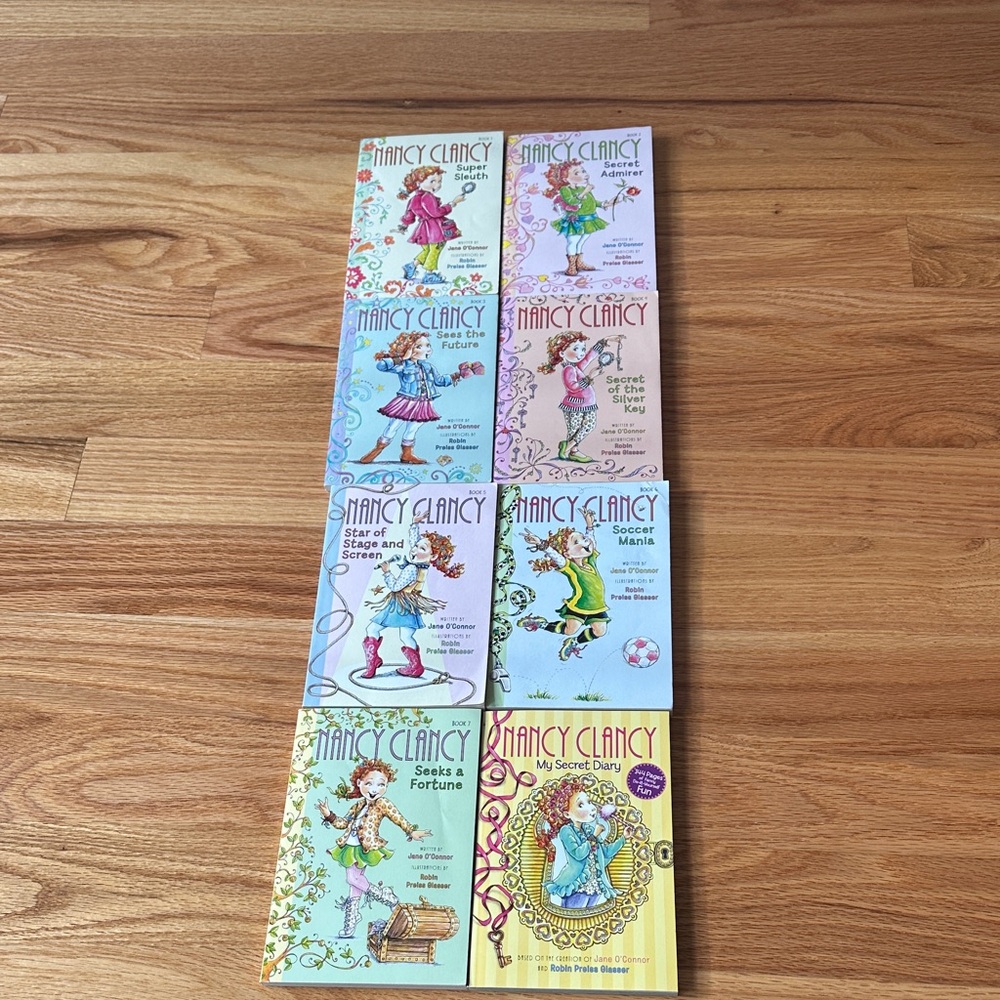 Nancy Clancy Children's Book Set 1 -7 & diary